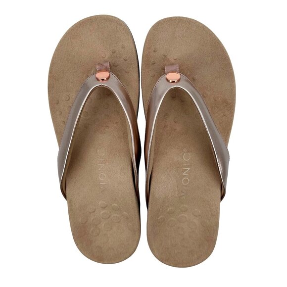 Vionic Womens Davina Rose Gold Orthotic Sandals Size 8 - Picture 1 of 10